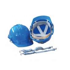 หมวกนิรภัย S-GUARD มีรองในปรับหมุน ABS (มอก) สีน้ำเงิน