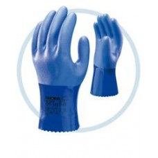 ถุงมือ ป้องกันสารเคมี (เคลือบ PVC) SWA650