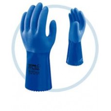 ถุงมือ ป้องกันสารเคมี (เคลือบ PVC) SWA660