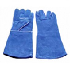 ถุงมือหนังท้องป้องกันความร้อน สีน้ำเงิน